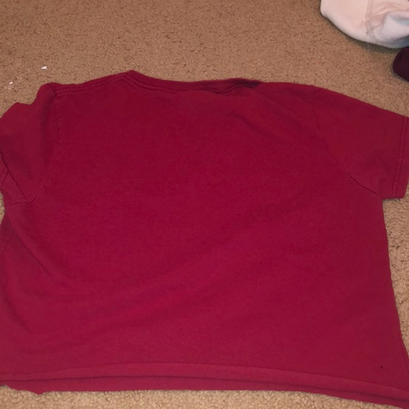 A Red Cropped Washington D.C. shirt - Picture 2 of 2